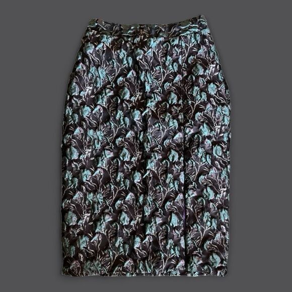 NWT- MARGE Elise Textured Jaquard Pencil Skirt - Picture 3 of 9